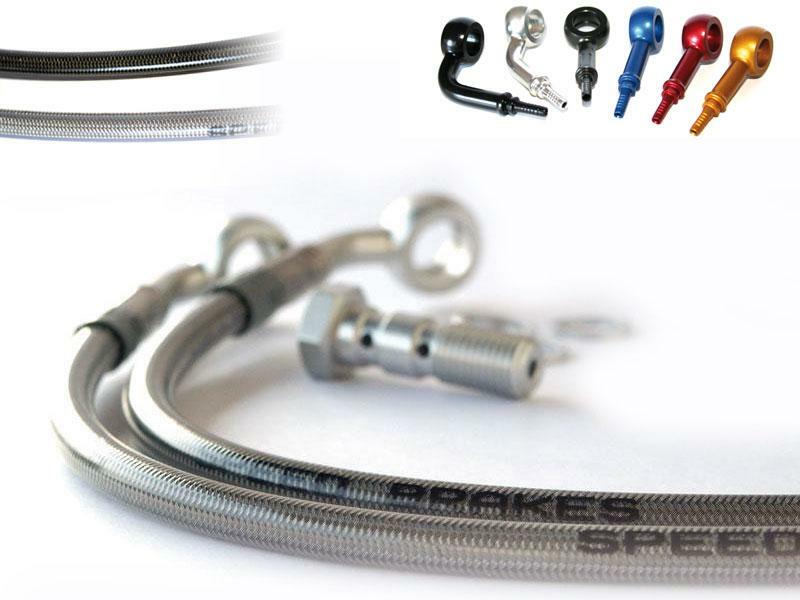 Speedbrakes Aviation Brake Hose Stainless Steel/Blue Banjo 3001443