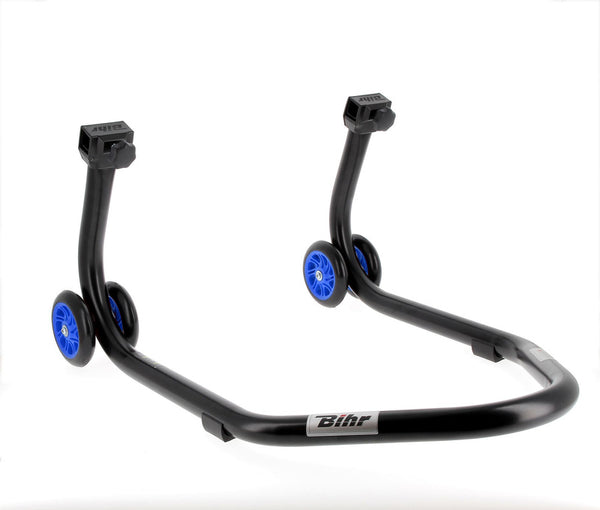 Bihr mājas trases realar aploka stends ar "V" adapteriem Matt Black Blue Wheelsnull