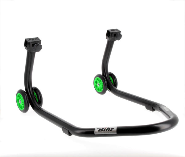 Bihr mājas celiņa realar aploka stends ar "V" adapteriem Matt Black Green Wheelsnull