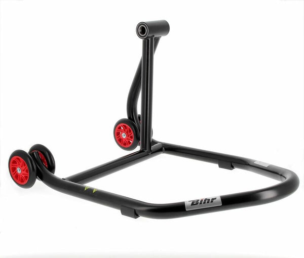Bihr mājas celiņš labās vienas rokas aploka statīva Matt Black Red Wheelsnull