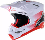 „Alpinestars Cross MC Helmet SupeTech M10 Unite White /Red“