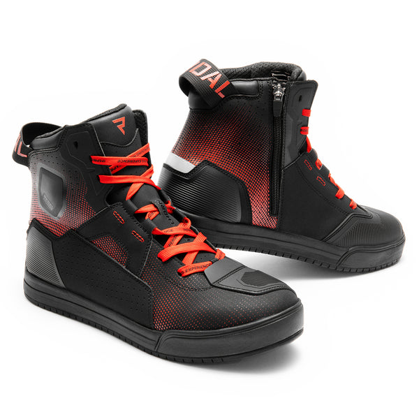 „Rebelhorn UniSex MC“ batai „Vandal II“ juoda /raudona