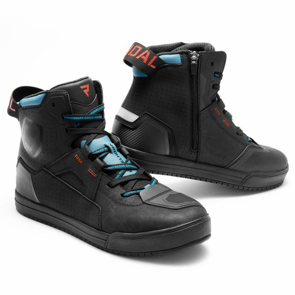 Rebelhorn Unisex Mc-Skor Vandal II Svart /Blå