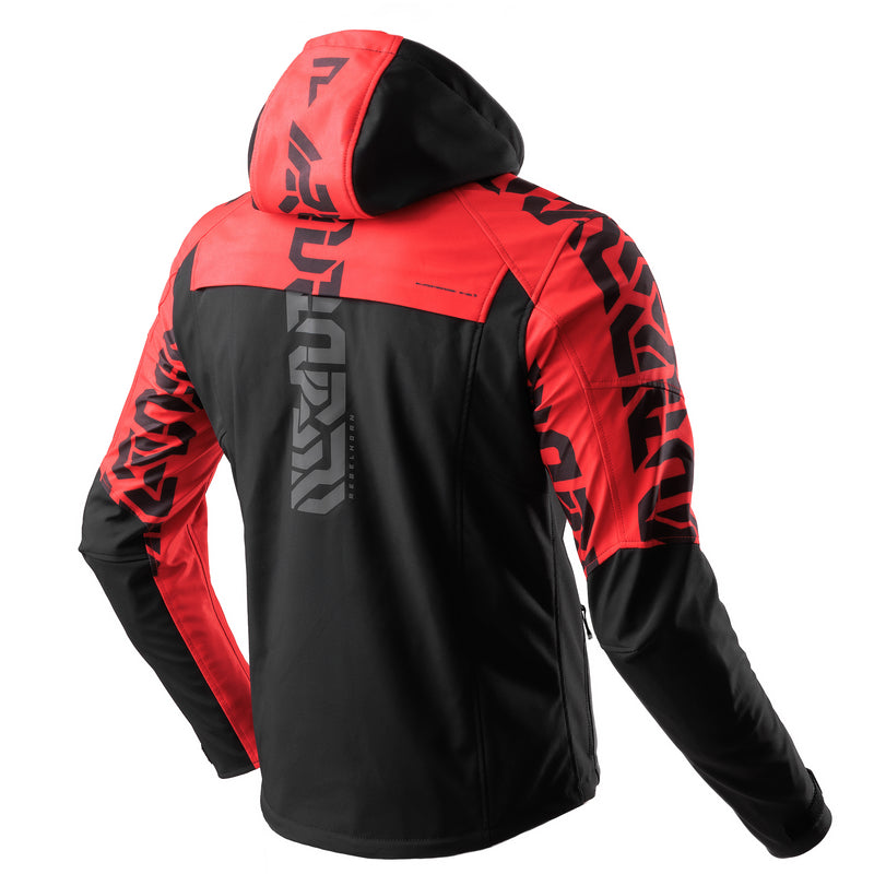 „Rebelhorn Softshell MC-Jacket Slash Black /Red“