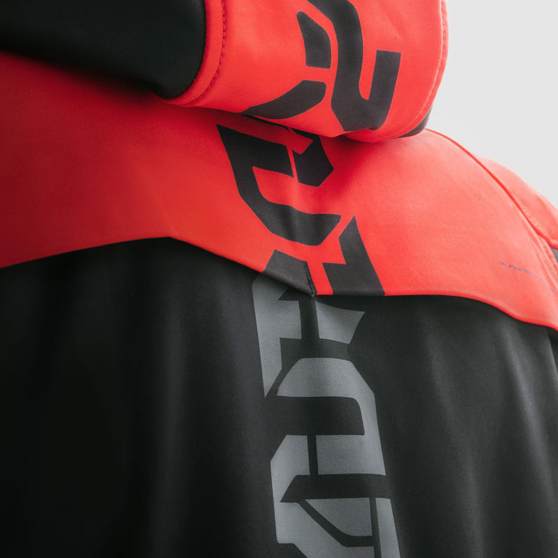 „Rebelhorn Softshell MC-Jacket Slash Black /Red“