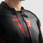 Rebelhorn MC-Leather jaka Veloce Black /Camo Red