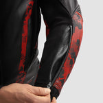 Rebelhorn MC-Leather jaka Veloce Black /Camo Red