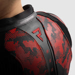 Rebelhorn MC-Leather jaka Veloce Black /Camo Red