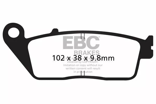 EBC kočni jastučić ugljični skuter SFAC196