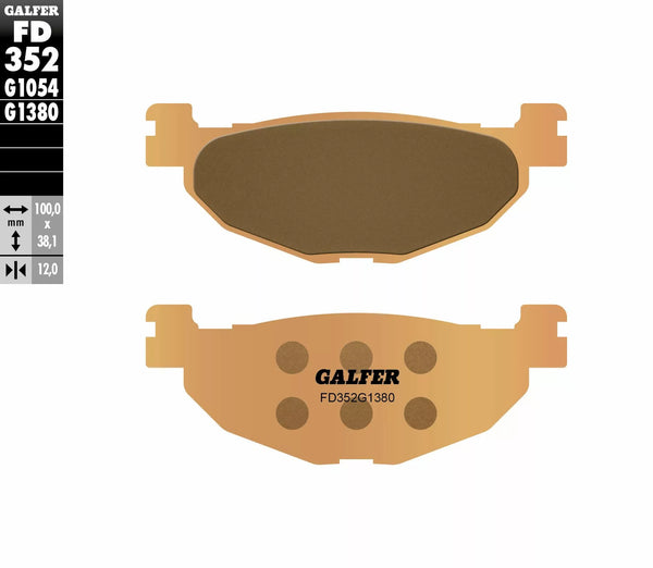 Galfer bremžu spilventiņš Sartertered Mcooter FD352G1380