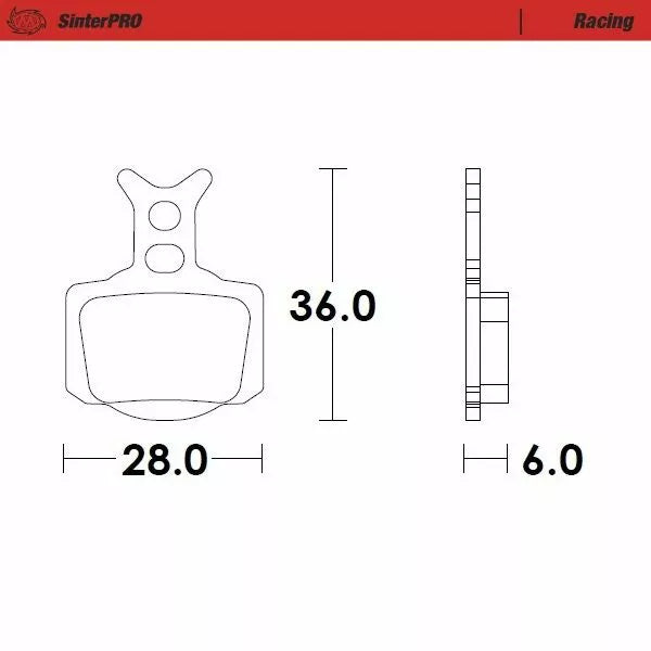 Moto-Master Brake Pads Racing 82811