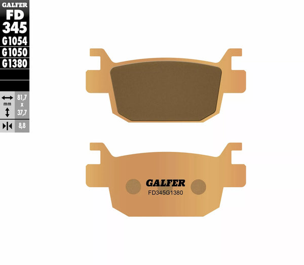 Galfer bremžu spilventiņš Sartertered Motorolers FD345G1380