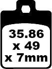 EBC BRAKE PAD HH SINT SCOOTER SFA260HH
