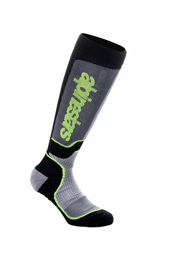 Alpinestars (MX) čarapa MX Plus BLK/GY/YLW S 4702324-175-S