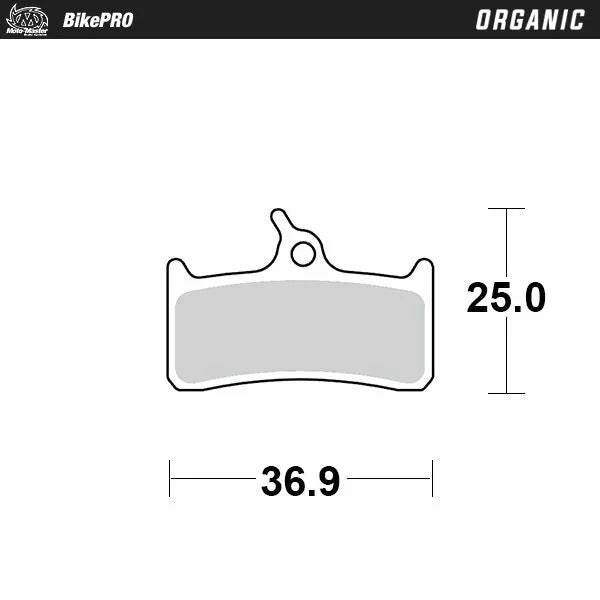 Moto-Master bremžu spilventiņš Organic 732641