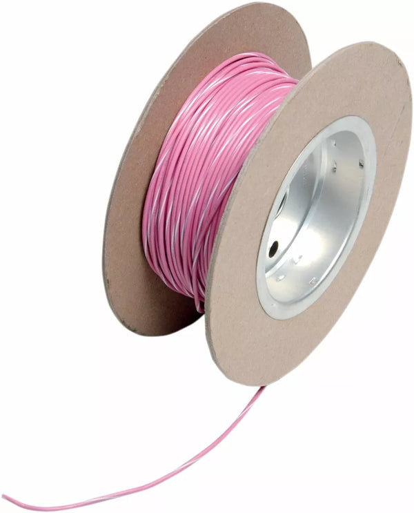 „NamZ Wire 18G 100“ rožinė/balta NWR-109-100