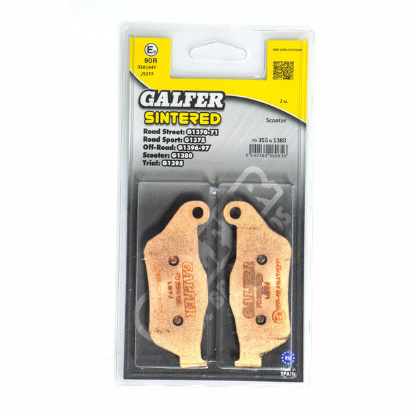 Galfer bremžu spilventiņš Sartertered Motorolers FD355G1380