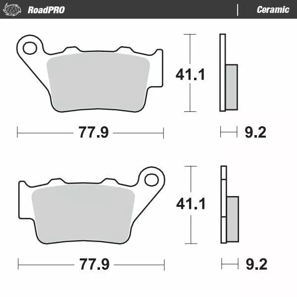 Moto-master kočni jastučić keramika 403404