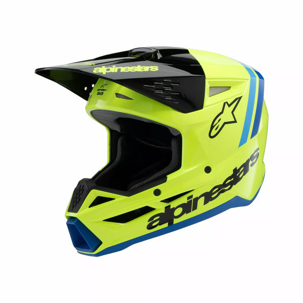 AlpineStars (MX) kaciga Yth SM3 Radium YL/BK/B 8301925-5017 -S