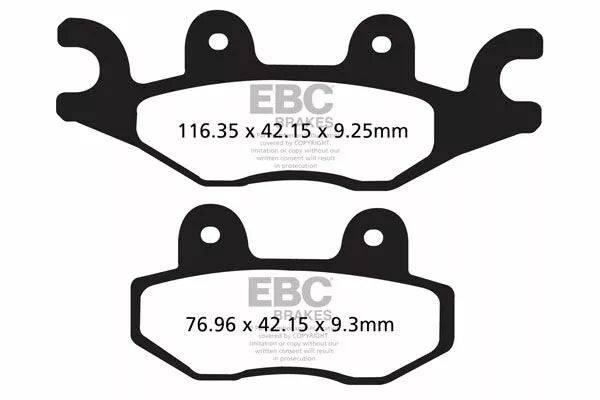 EBC BRAKE PAD CARBON TT DIRT FA484TT