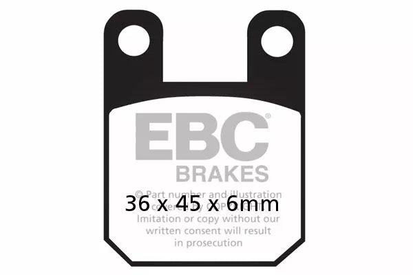 EBC kočni jastučić ugljični skuter SFAC115