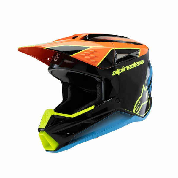 Alpinestars (MX) prilba YTH SM3 Fray Blk/alebo/yl 8301725-1455-Al