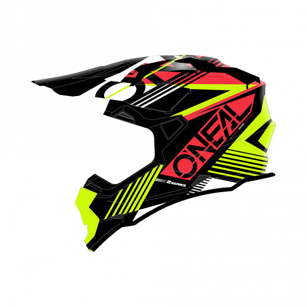 O'Neal Children Cross MC Helm 2-serija Rush crvena /gripa