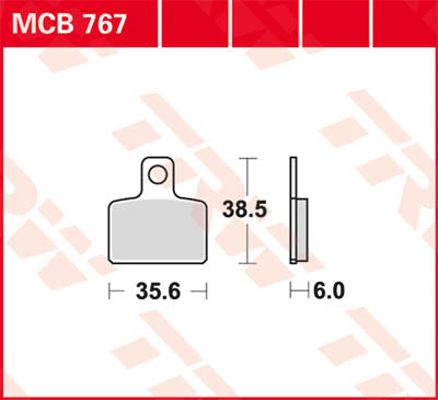 TRW Brake Pad TRW MCB767 MCB767