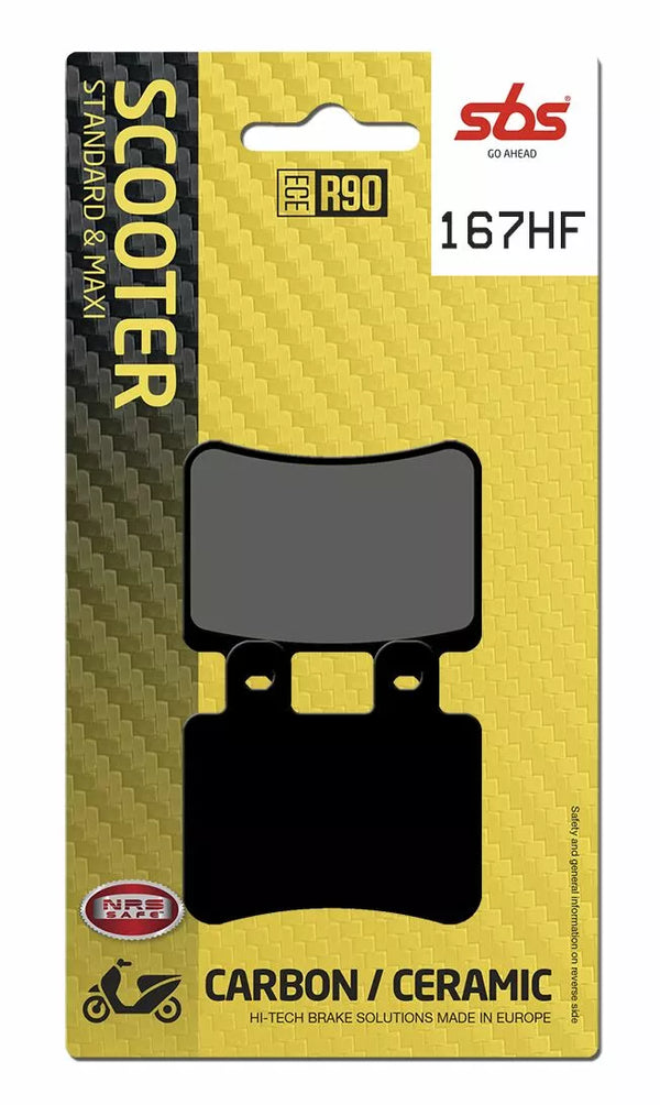 SBS BRAKE PAD CAR/CER SCOOT 167HF