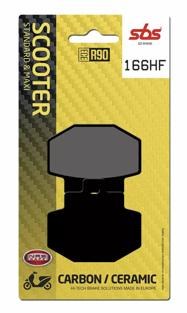 SBS BRAKE PAD CAR/CER SCOOT 166HF
