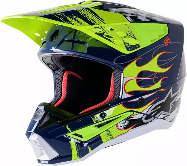 Alpinestars (MX) prilba SM5 Rash NV/YL M 8307023-7455-M