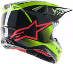 Alpinestars Cross MC Helmet SupETech M10 Unite Flu /Black