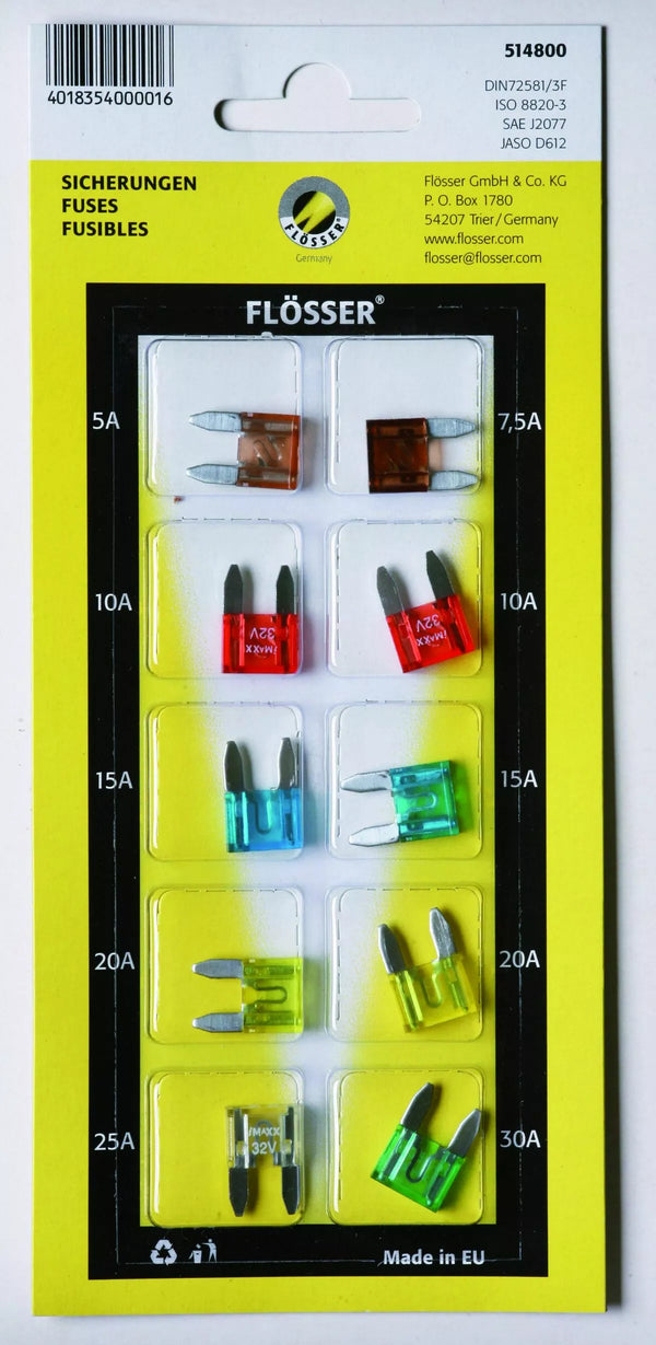 Flosses FUES MINI 10PCS CARD 514800