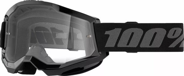 100% Goggle Strata 2 Black CLR 50027-00013