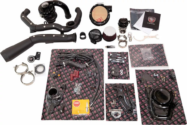 Zamka turbo tornado m8 blk/blk tm-7600-bk