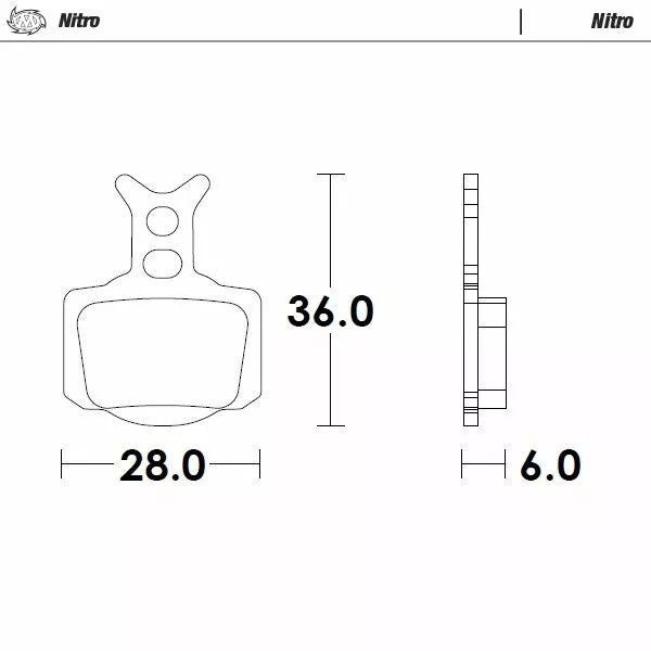 Moto-Master Brake Pads Nitro 82821