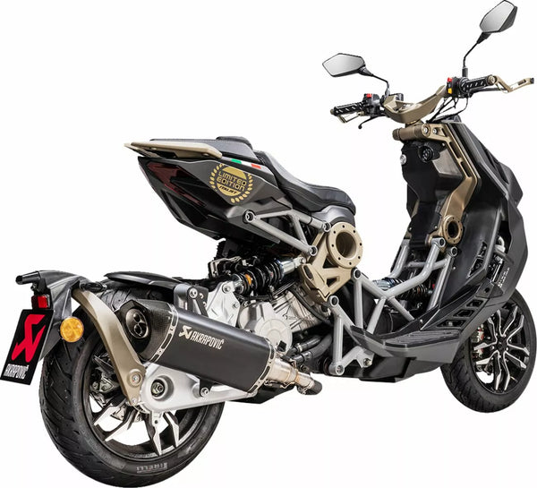 Akrapovic Muffler SS/CF BLK Ital S-IT125SO1-HRTBL