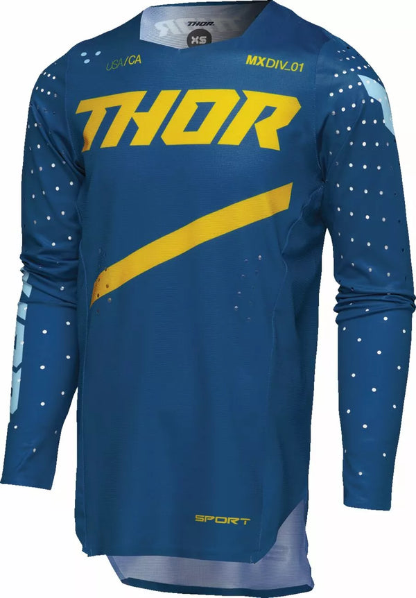 Thor Jersey Yth Sport Brave Blue Lg 2912-2537