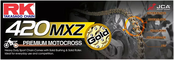 RK Chain RK420MXZ GG 96C GB420MXZ-96-CL