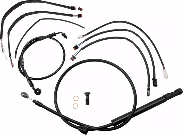 Burly Fire Cntrl Kit FX 14 TBAR BLK B30-1263