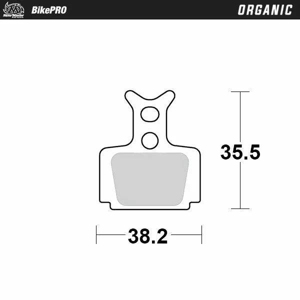 Moto-Master bremžu spilventiņš Organic 730741