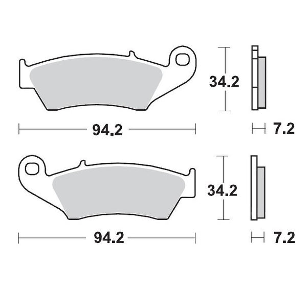 Moto-Master bremžu spilventiņu sacīkstes 093411