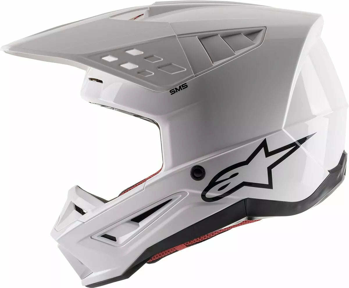 Alpinestars Cross MC Helmet SupeTech M5 Solid White