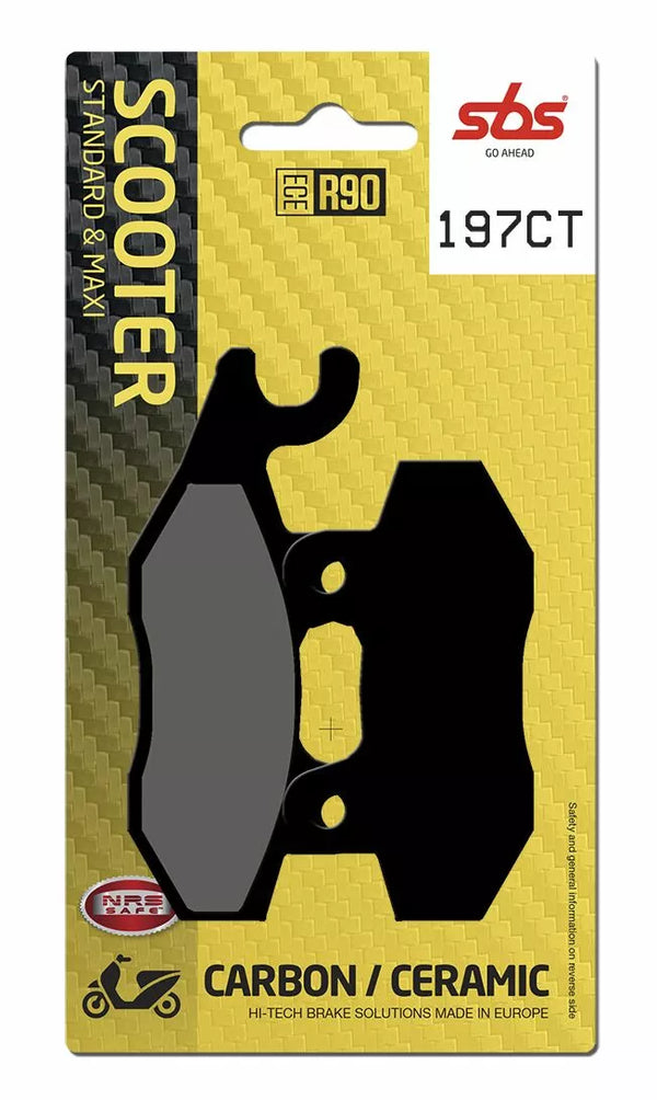 SBS Brake Pad Car/Cer Scoot 197ct