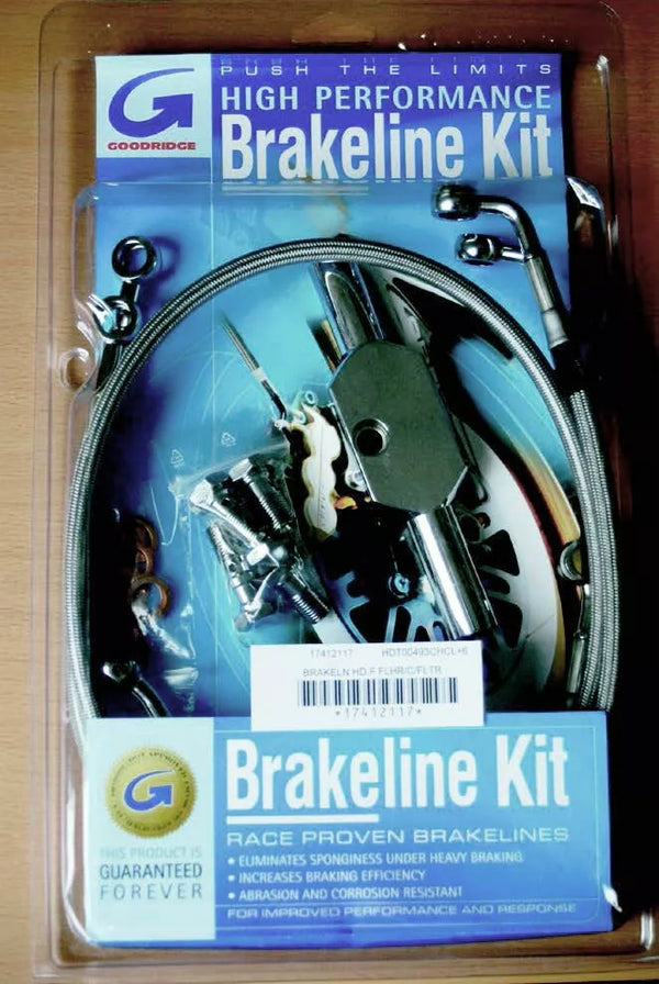 Goodridge Line Brk FT E2 FXSTD00-07 HDT0062-1FBK-BK