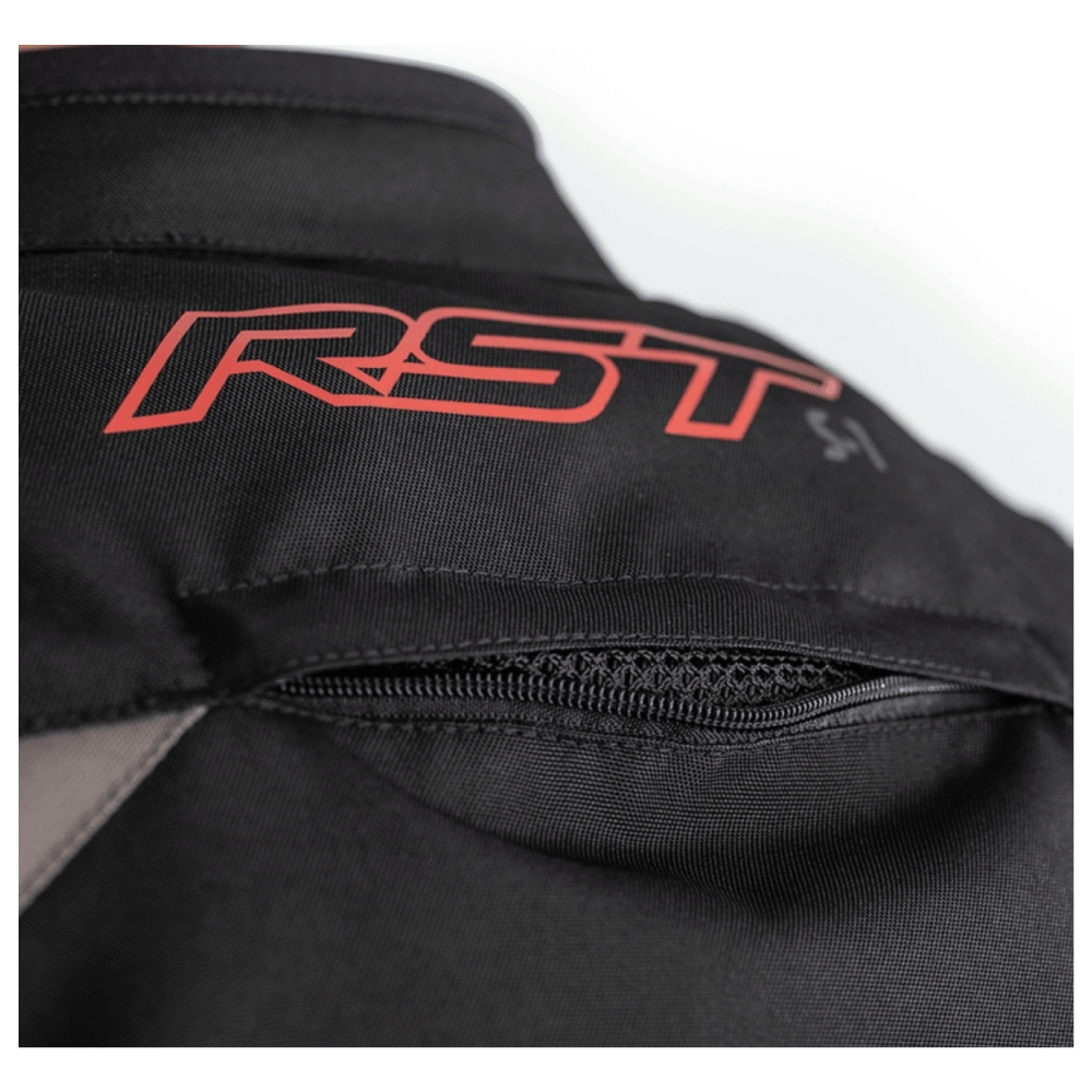 RST TEXTILE MC-JACKET S-1 juoda /raudona