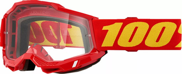 100% Goggle Acci 2 OTG Red CLR 50018-00010
