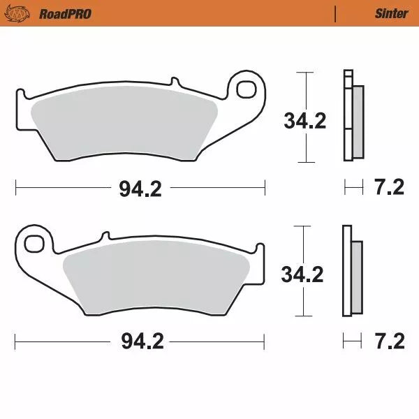 Moto-master kočni jastučić sintera prednja 403901