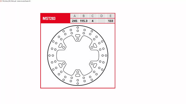 TRW Rotor TRW MST283