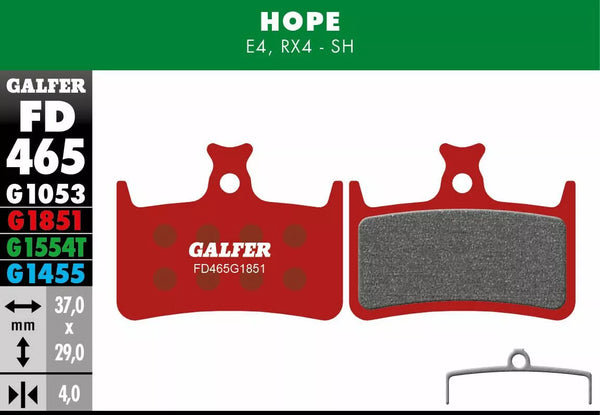 Galfer kočni jastuk Advanced FD465G1851